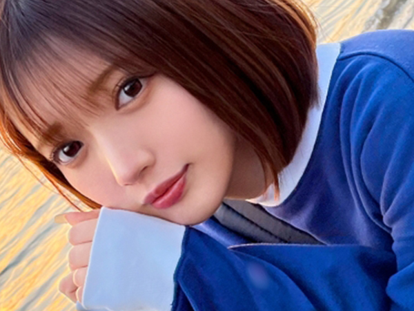 【デート企画】ショートカットが似合う清楚系JDがまさかの貧乳ボディ披露！初々しい反応が可愛すぎる生ハメセックスで顔射フィニッシュ♡